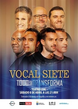 CARTEL VOCAL SIETE TEATRO LEAL
