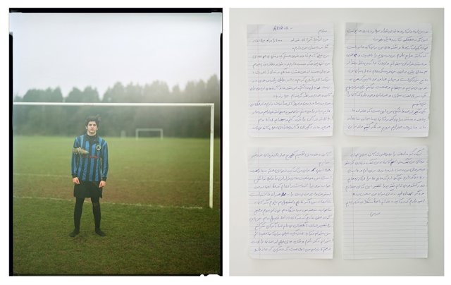 Foto de Craig Easton del refugiat Arshia Ghorbani, I FCBarcelona Photo Awards