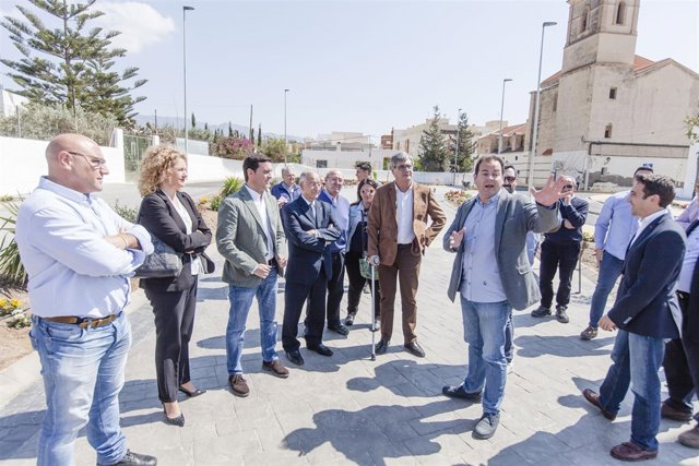 Representantes de la Diputación visitan las actuaciones desarrolladas en Pechina