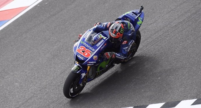 El piloto español de MotoGP Maverick Viñales