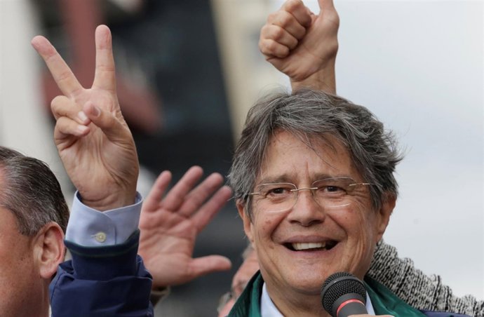 El candidato presidencial ecuatoriano Guillermo Lasso