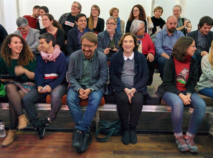Presentació de la candidatura unitària per dirigir els 'comuns'