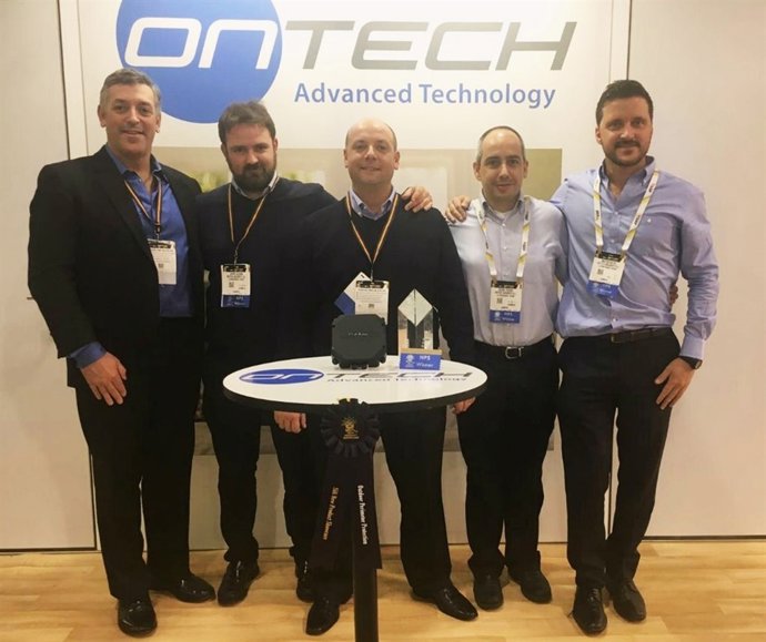 Equipo de Ontech en la feria ISC West Las Vegas. 