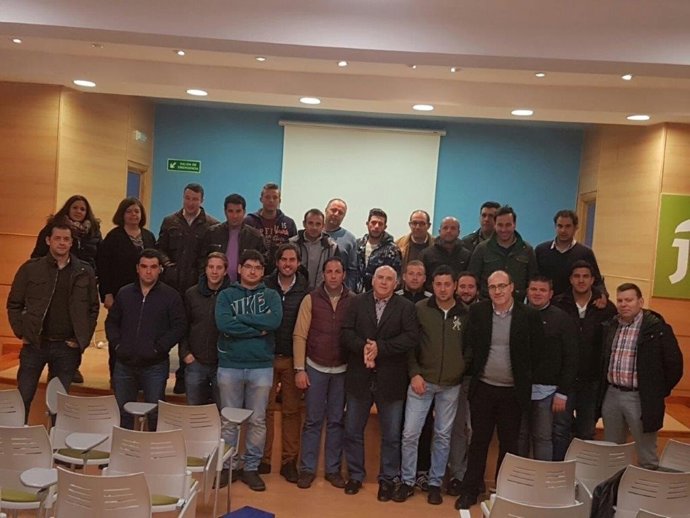 El delegado de Agricultura en Jaén, Juan Balbín, en Santisteban del Puerto