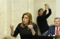 Susana Díaz afirma que el Gobierno no le trasladó información sobre el ataque a Siria desde Rota