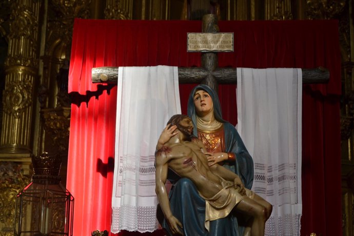 Palencia. La Piedad en la iglesia de San Agustín