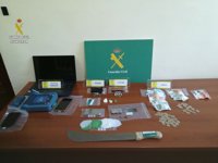 Desmantelado en Paradas (Sevilla) con dos detenidos un punto "muy activo" de venta de droga 'al menudeo'