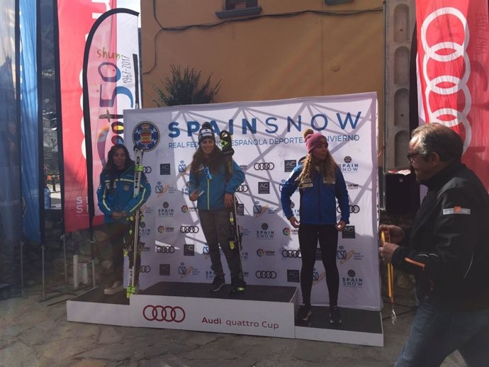 Núria Pau y Juan del Campo, Campeones de España de gigante