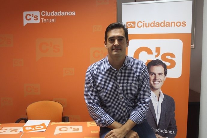 El portavoz de Ciudadanos (Cs) en Teruel, Ramón Fuertes.