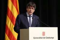 Carles Puigdemont, "chocado" por la muerte de Carme Chacón, traslada su afecto a su entorno