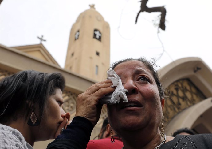 Atentados suicidas contra la Iglesia copta de Egipto