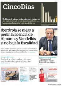 Las portadas de los periódicos económicos de hoy, lunes 10 de abril