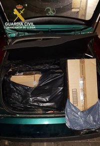 La Guardia Civil interviene 2.250 cajetillas de tabaco de contrabando en la Seu d'Urgell