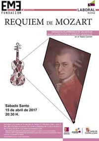 La Filarmónica de Valladolid homenajea al 'Réquiem en Re menor' de Mozart este Sábado Santo en el Carrión