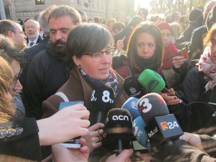 La diputada de la CUP al Parlament Mireia Boya         