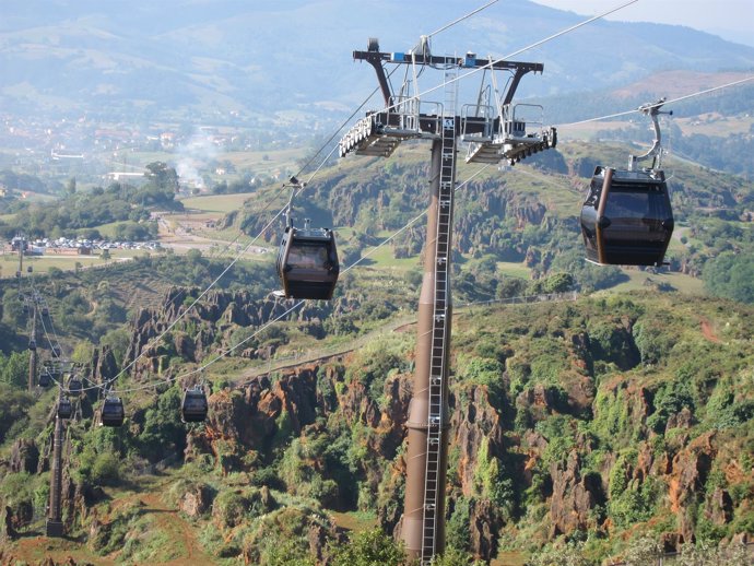 Telecabina Cabárceno. Turismo. Cantur