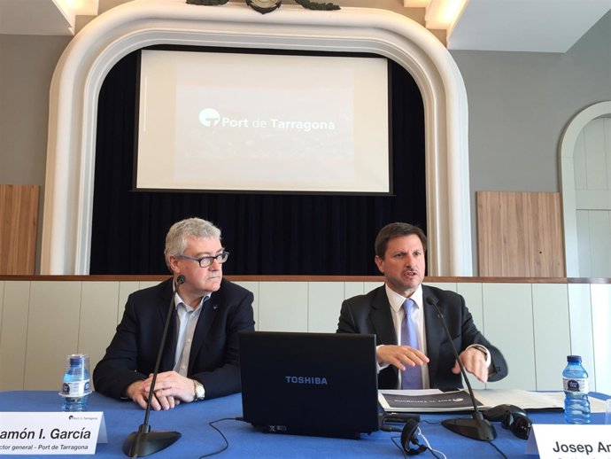 Ramon I. García (dtor.Puerto de Tarragona) Josep Andreu (presidente del puerto)