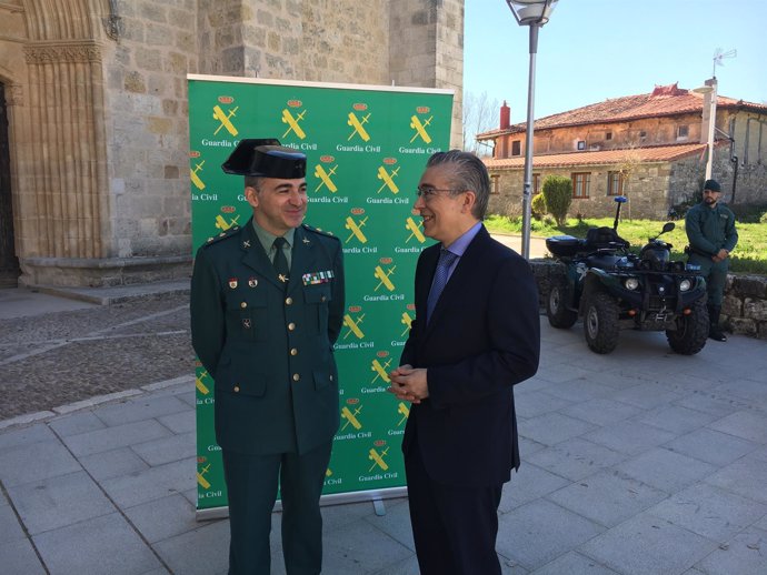 Subdelegado del Gobierno. Alfonso Martín, y Roberto Saiz.