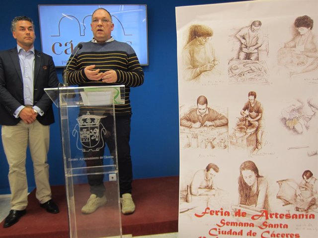 Presentación de la I Feria de Artesanía de Extremadura en Cáceres
