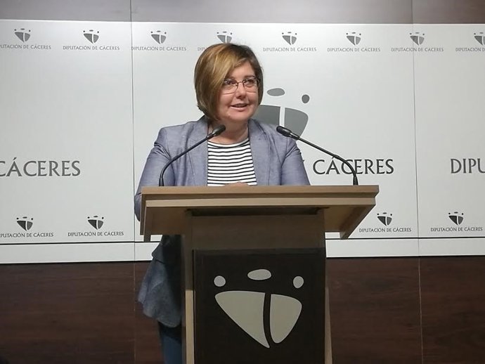 Rosario Cordero, presidenta de la Diputación de Cáceres