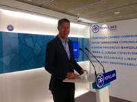 Albiol dice que el Govern miente sobre la comitiva de la reunión Puigdemont-Carter