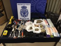 Ocho detenidos por 13 robos a recaudadores de máquinas recreativas y expendedoras en Málaga y otras provincias