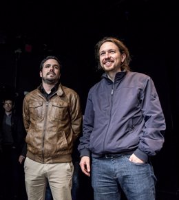 Alberto Garzón y Pablo Iglesias 