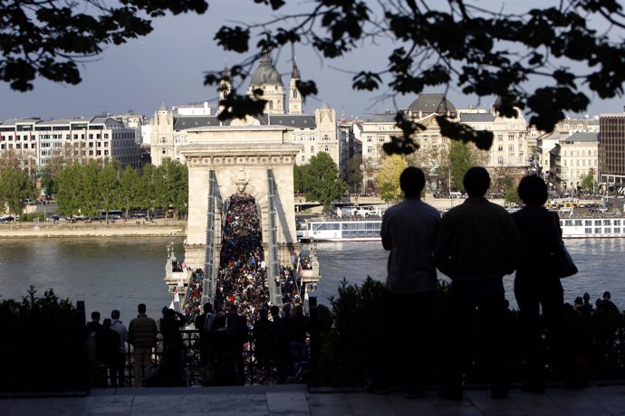 Manifestación en Budapest