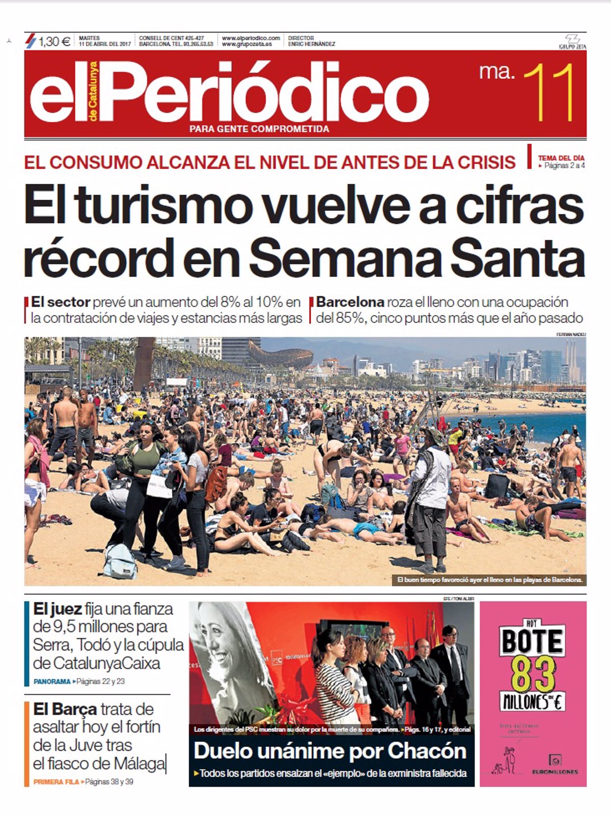 Las Portadas De Los Periódicos De Hoy Martes 11 De Abril De 2017 8475