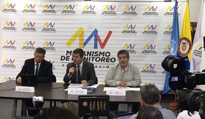 Rueda de prensa sobre avances en el proceso de monitorización del alto el fuego 