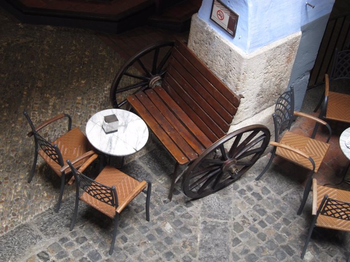 Patio del Mesón de la Dolores de Calatayud