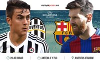Horario y dónde ver el Juventus – Barcelona | Ida Cuartos de Final Champions League 2017