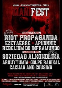 Soziedad Alkoholika y Riot Propaganda encabezan el cartel del ManiFest