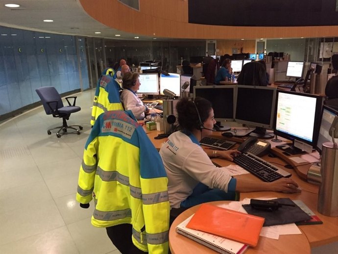 Centralita del Centro regional de Emergencias