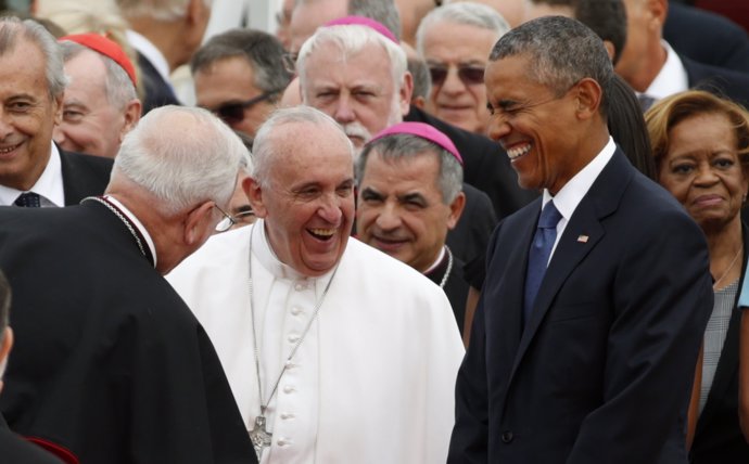 El Papa y Barack Obama 