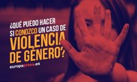 ¿Qué puedo hacer si conozco un caso de violencia de género?
