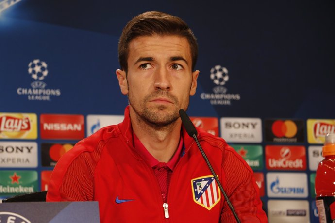 El capitán del Atlético de Madrid, Gabriel 'Gabi' Fernández