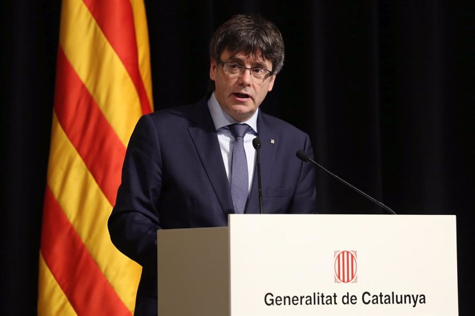 El presidente de la Generalitat, Carles Puigdemont