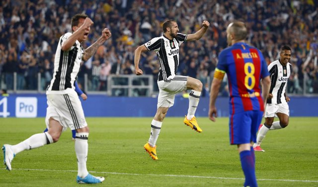 La Juventus vence al Barcelona en la ida de cuartos de la Champions