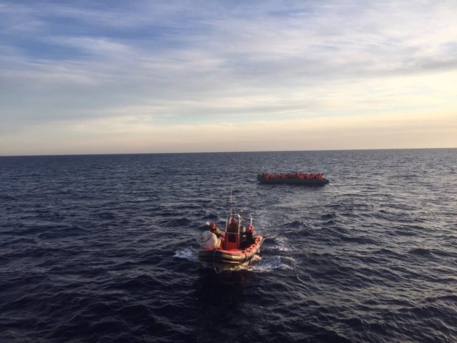 Rescate de inmigrantes mediterráneo