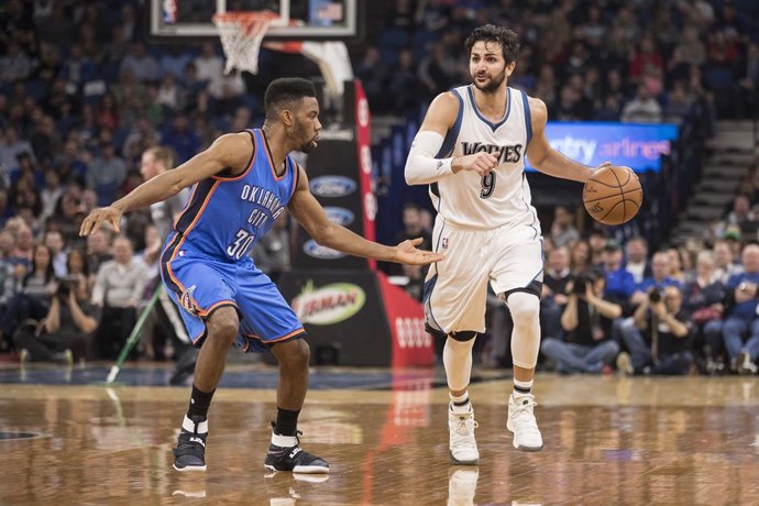 Ricky Rubio en el Minnesota Timberwolves - Oklahoma City Thunder