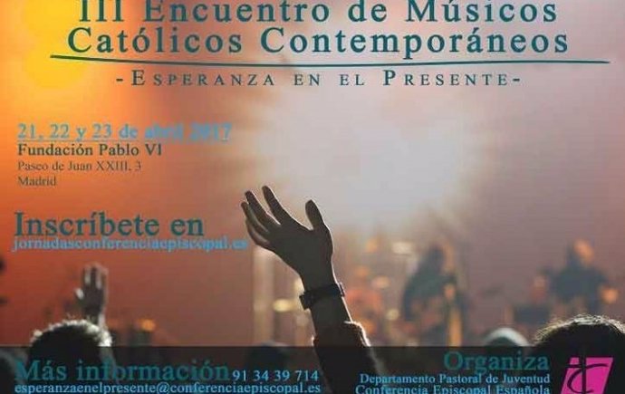 Cartel III Encuentro de músicos católicos contemporáneos