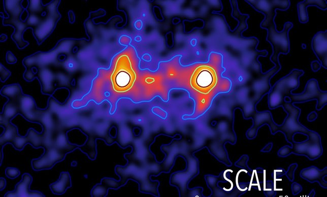Puente de filamentos de materia oscura