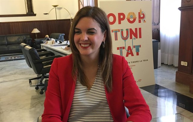 La primera teniente de alcalde y portavoz socialista en València, Sandra Gómez