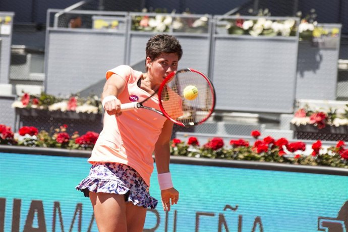 Carla Suárez vs Sabine Lisicki,Mutua Madrid Open 2016