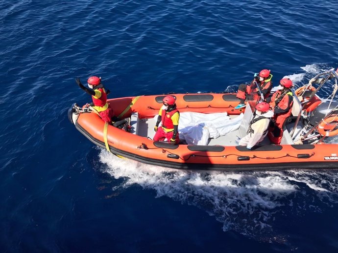 Rescate de Proactiva Open Arms en el Mediterráneo