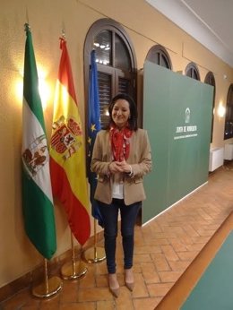 Rafi Crespín en la Delegación del Gobierno andaluz en Córdoba