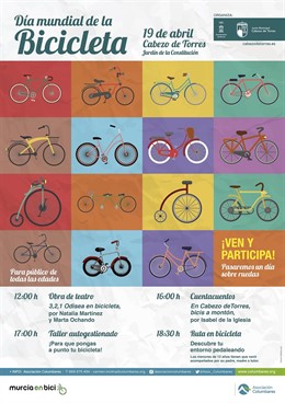 Cartel Día Mundial Bicicleta Cabezo de Torres