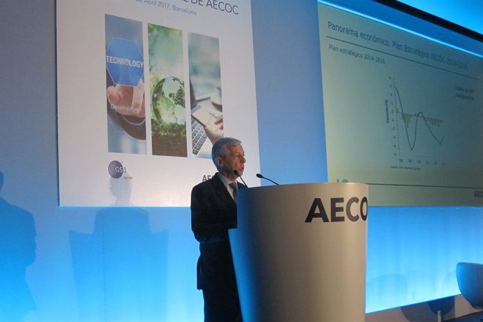  El president d'Aecoc, Javier Campo