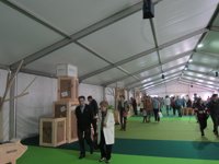 Basque Fest abre su carpa "Txoko gourmet" en el Arenal con gastronomía vasca y pruebas de herri kirolak